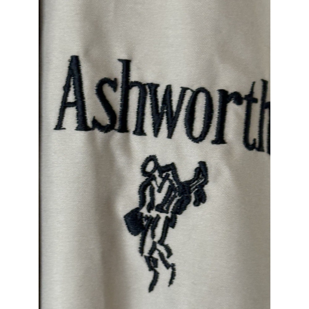 Ashworth Mens Pullover Golf Shirt Weather System Size L Rain Shirt Jacket - Picture 3 of 6